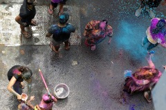 Playing Holi