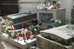 Jim Morrison's Grave Pere Lachaise Cemetery